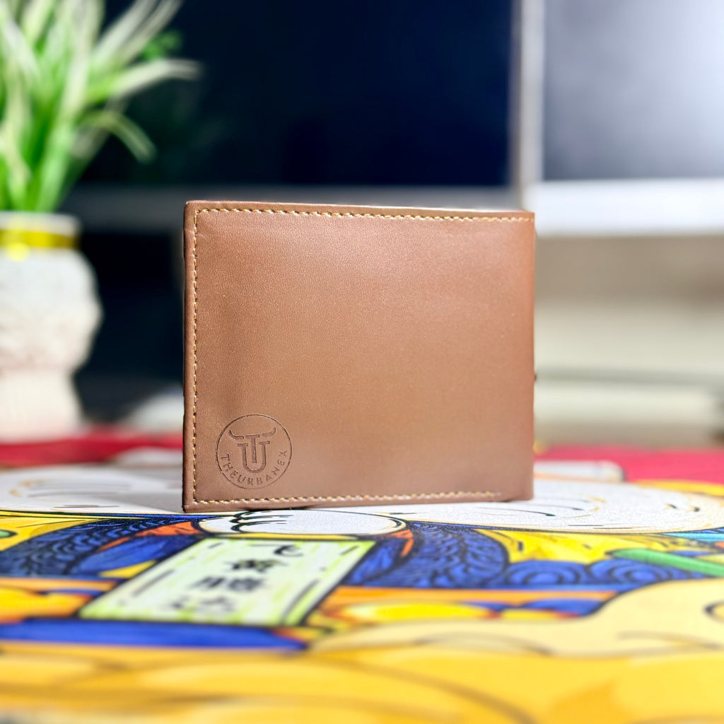 Slim Leather Credit Card Holder – Compact Bifold Wallet for Daily Use