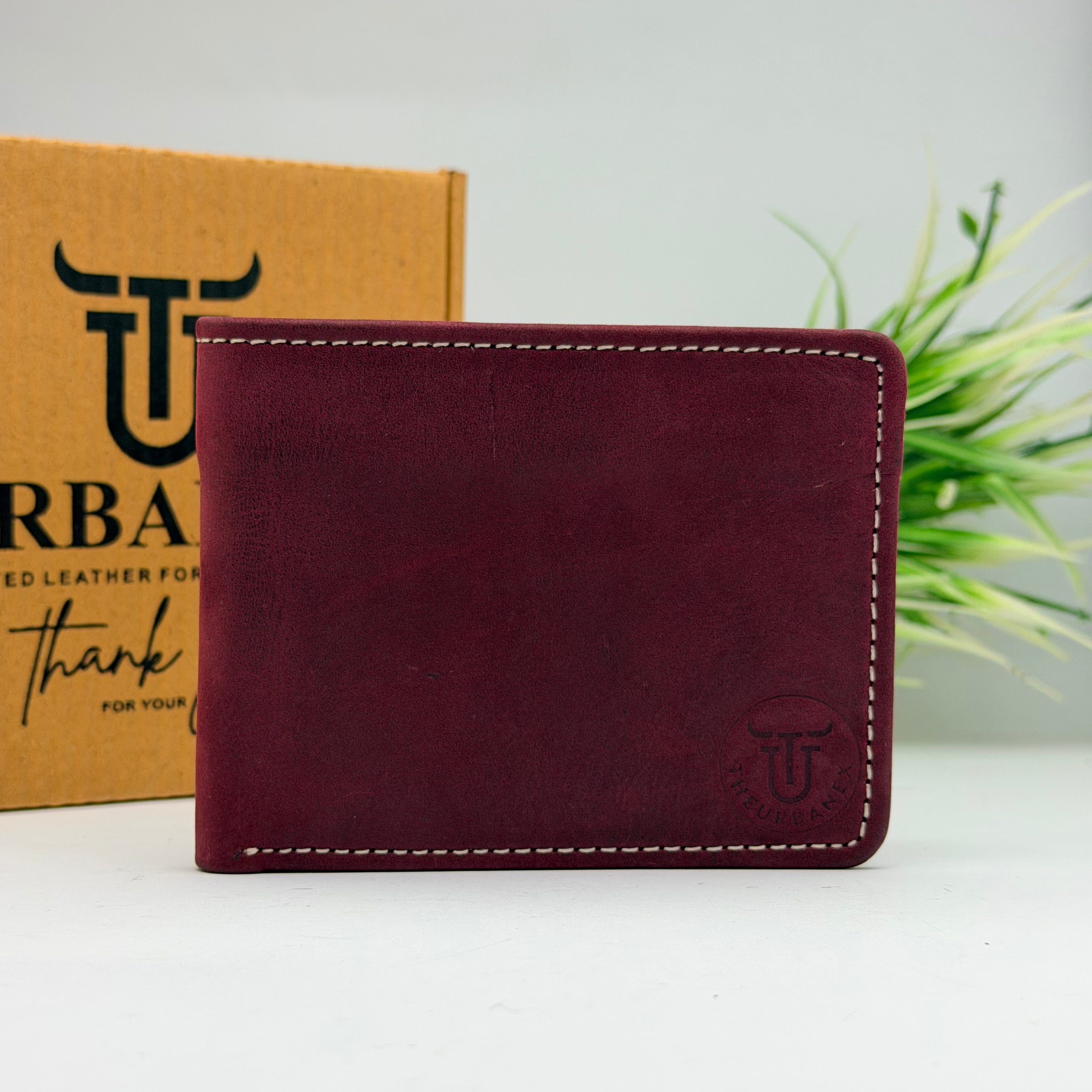 Urbanex Crazy Horse Leather Bifold Wallet