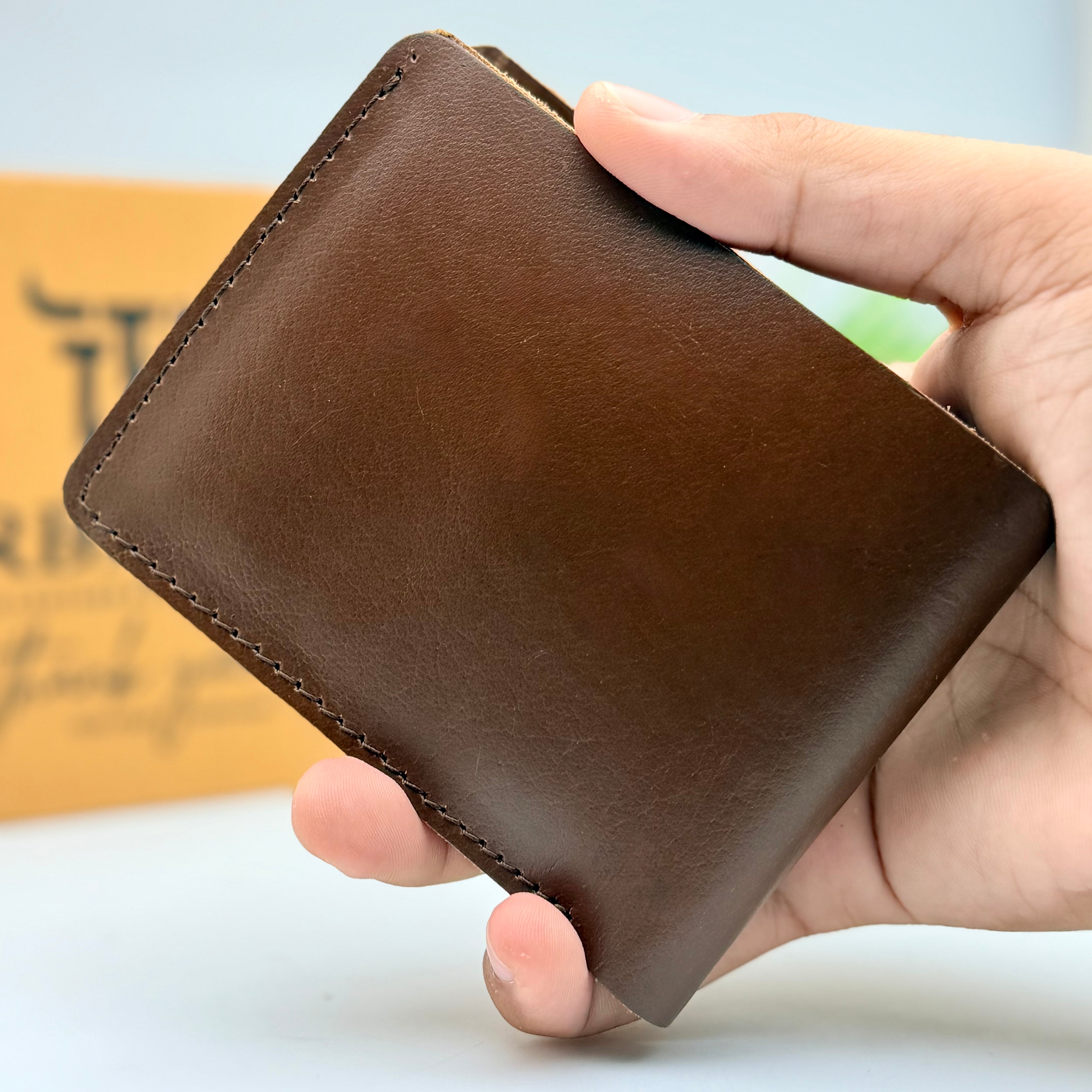 Urban Heritage Crazy Horse Leather Wallet with Coin Pocket