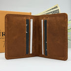 Trailmark Crazy Horse Soft Leather Card Holder Wallet