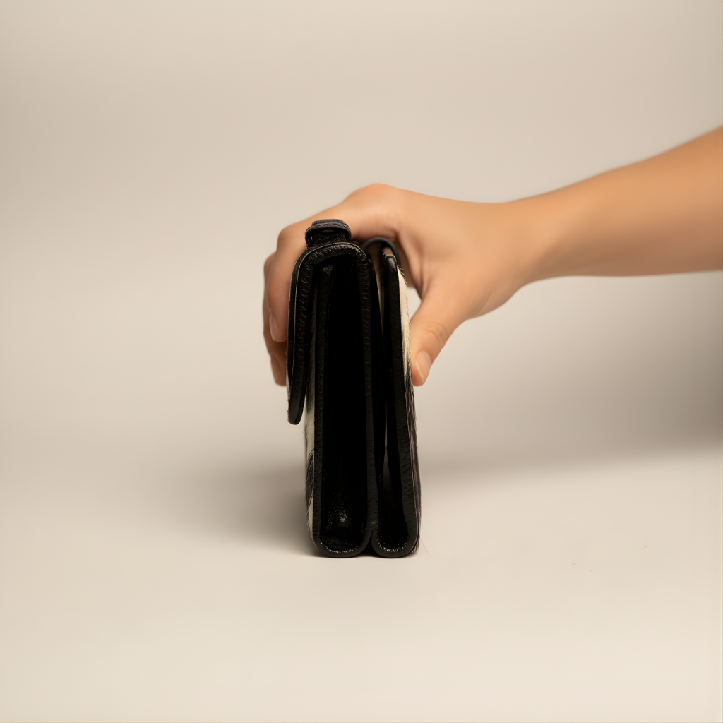 Urbanex Hair On Goat Skin Clutch for Women