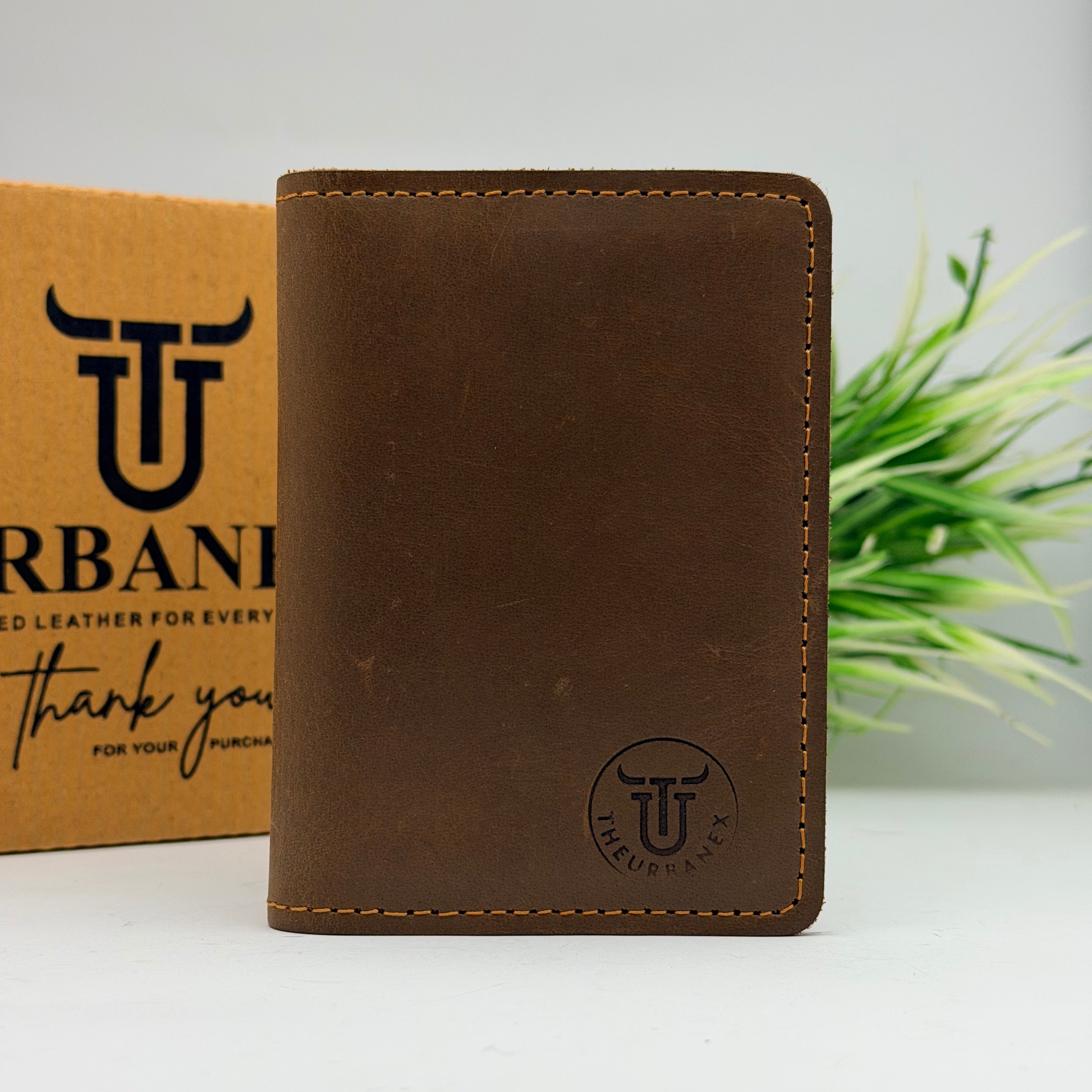 Urban Explorer Crazy Horse Leather Bifold Card Holder