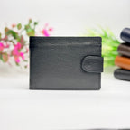 Urban Vault Cowhide Leather Button-Closure Wallet
