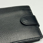 Urban Vault Cowhide Leather Button-Closure Wallet