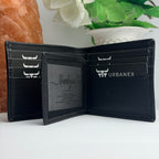Heritage Soft Leather Center Flap Bifold Wallet
