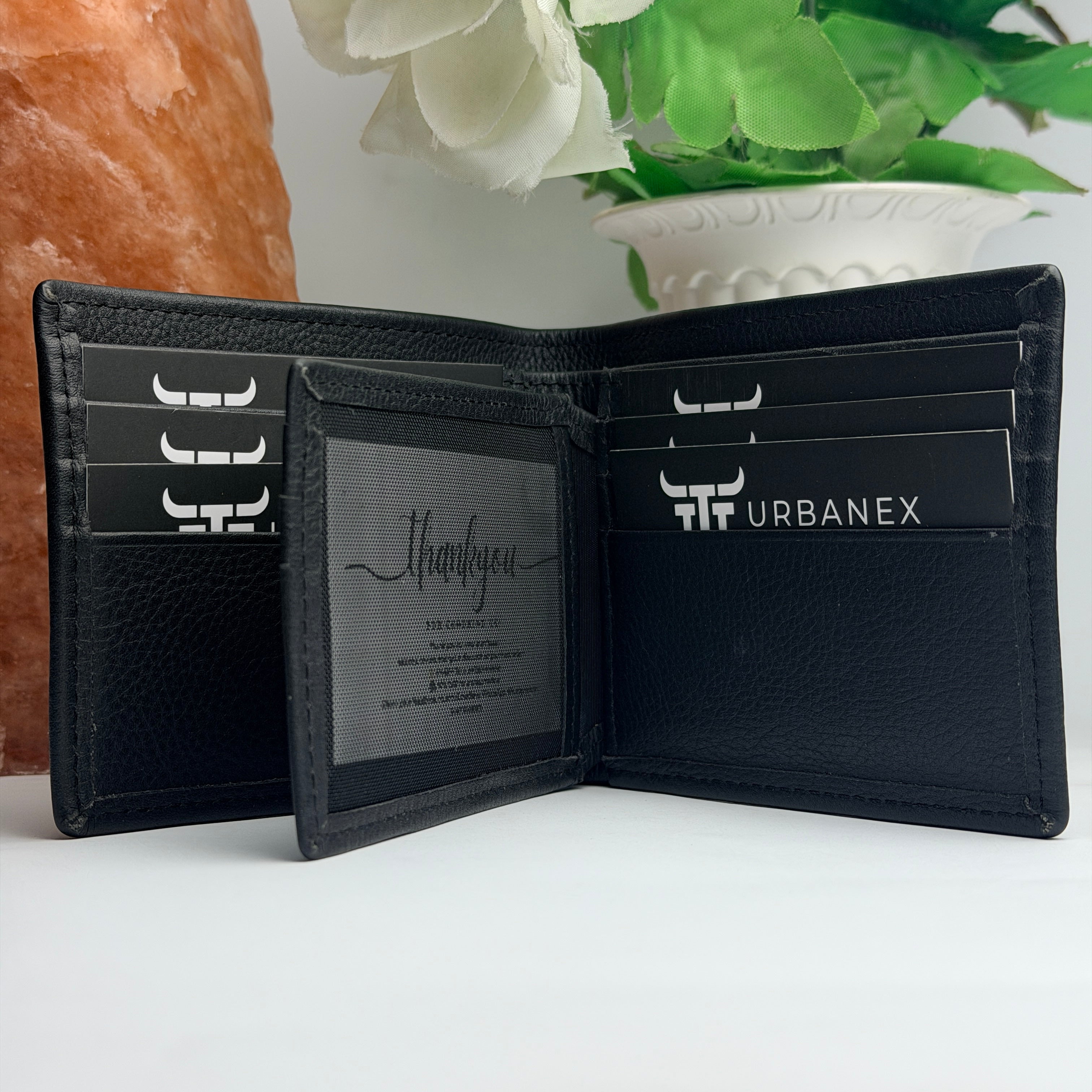 Heritage Soft Leather Center Flap Bifold Wallet