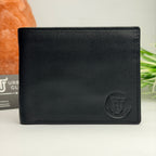 Red Edge Bifold Leather Wallet