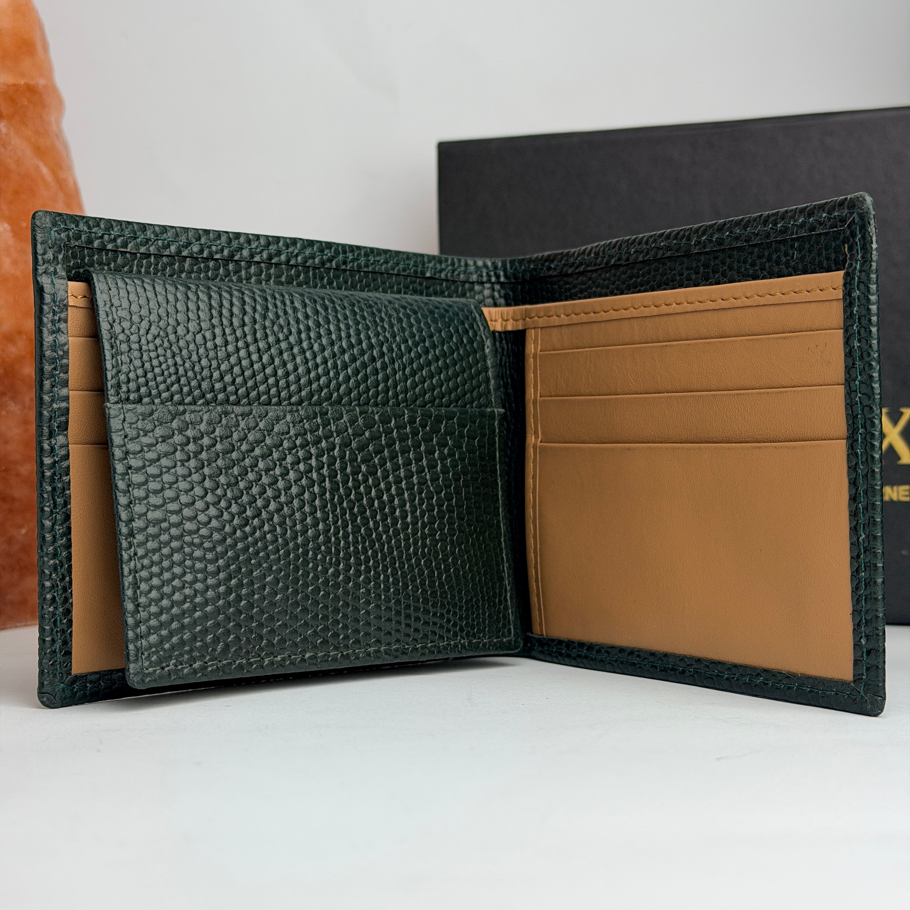 Python Luxe Leather Wallet