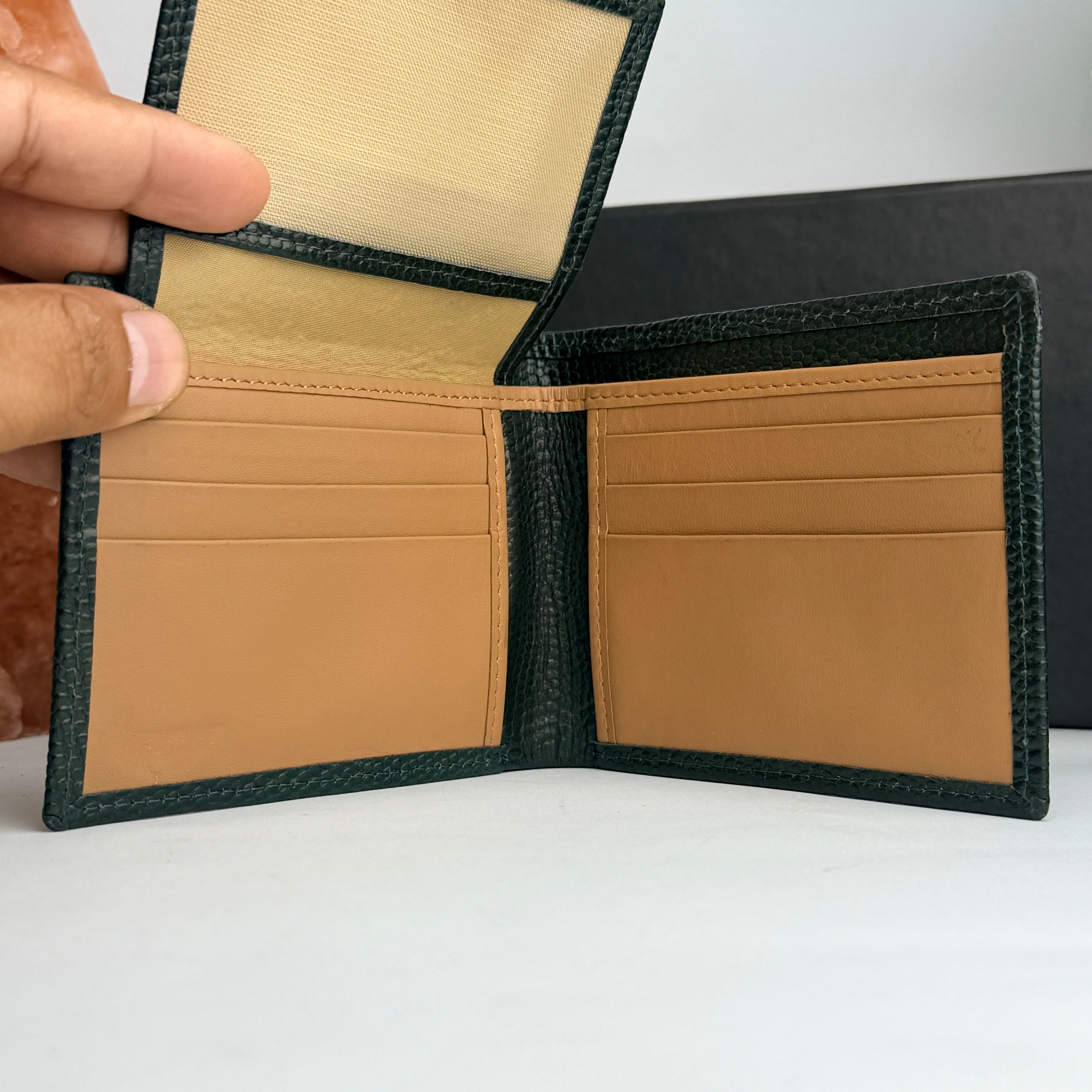 Python Luxe Leather Wallet