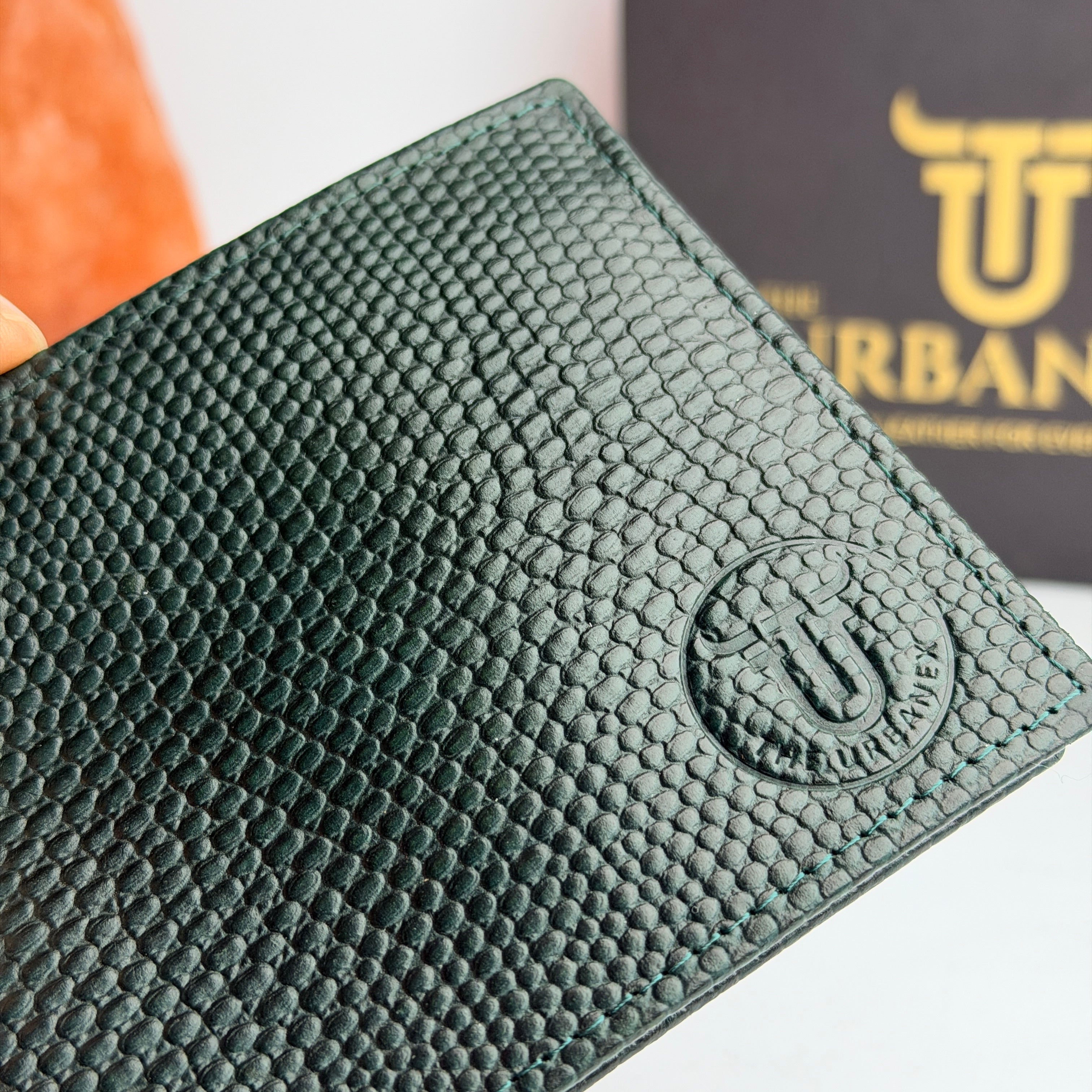 Python Luxe Leather Wallet