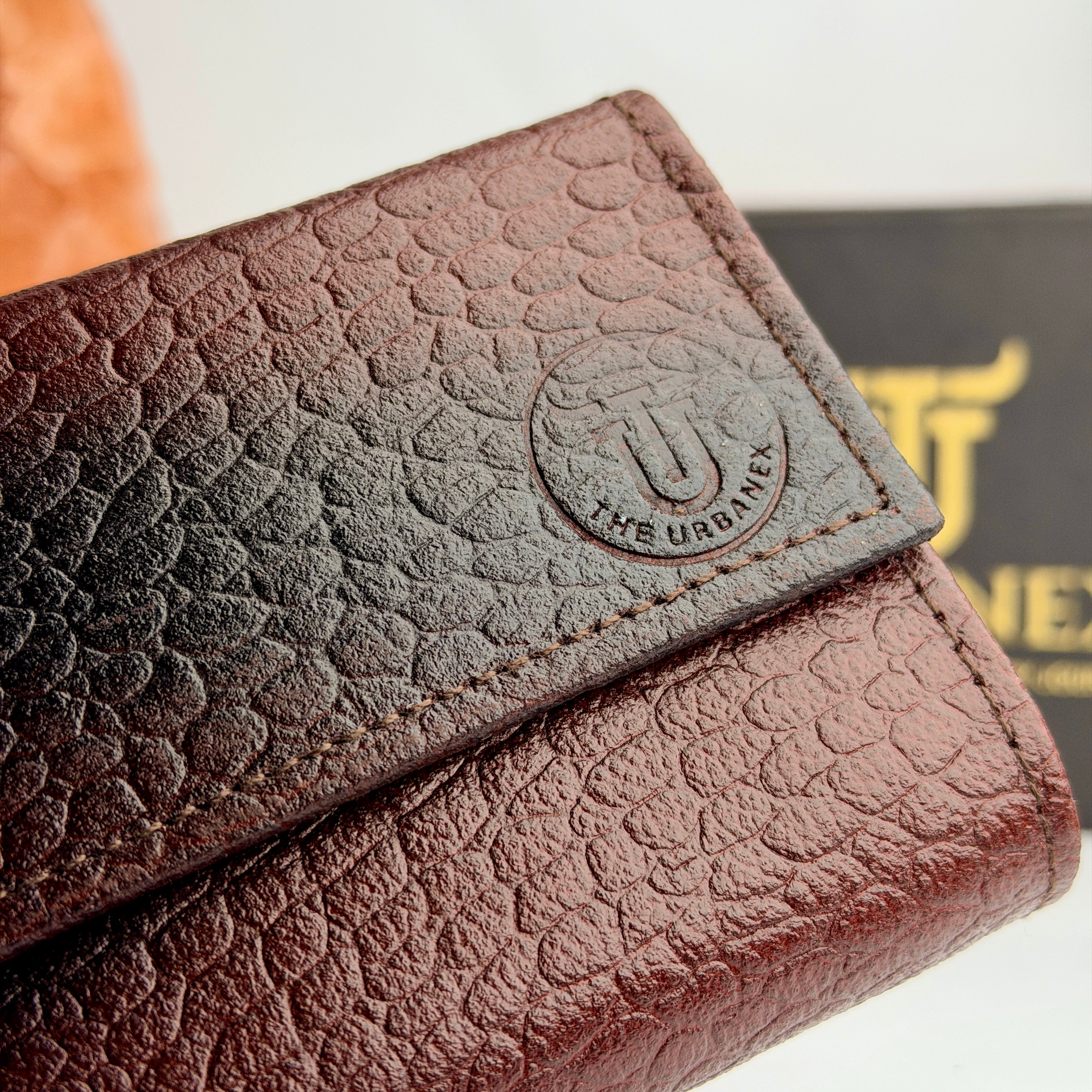 CrocElite Trifold Leather Wallet