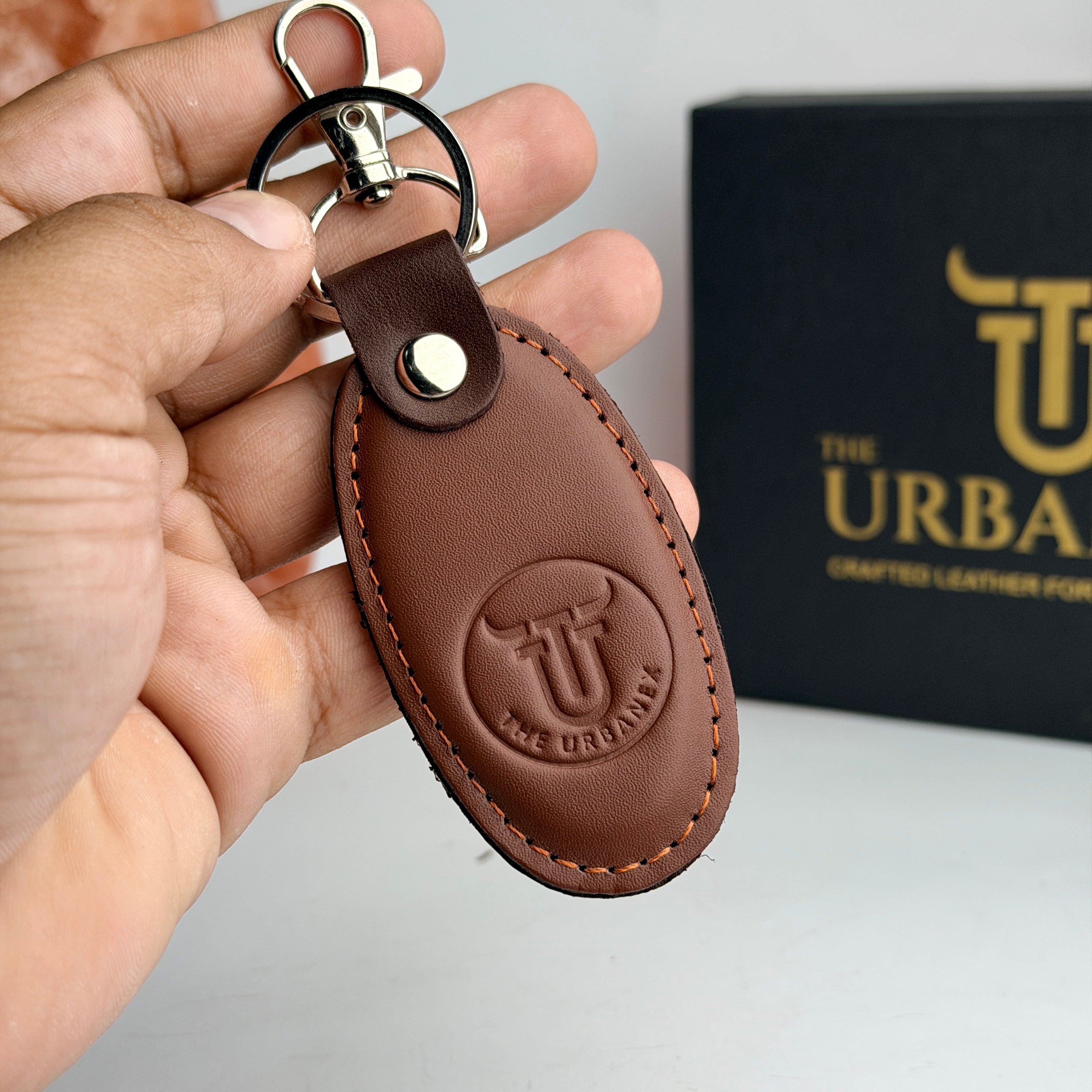 Heritage Leather Keychain