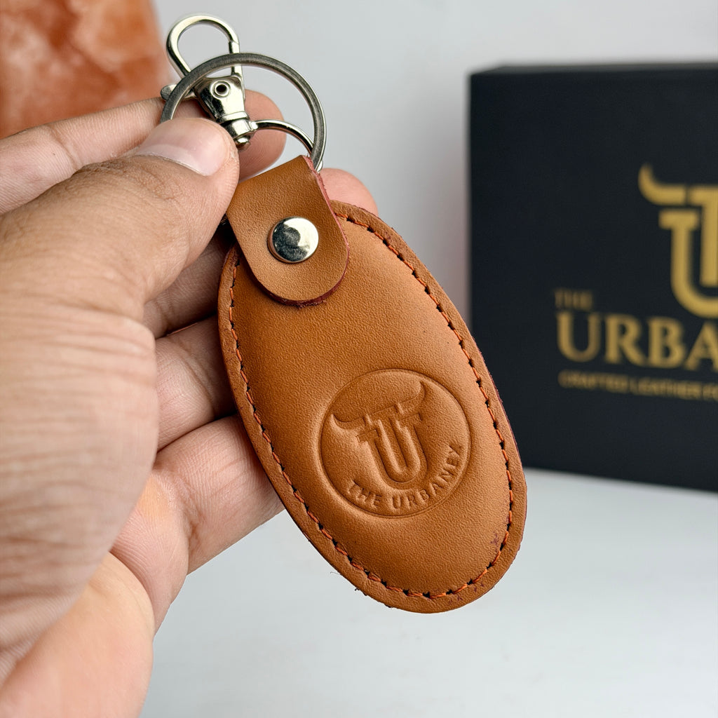 Heritage Leather Keychain