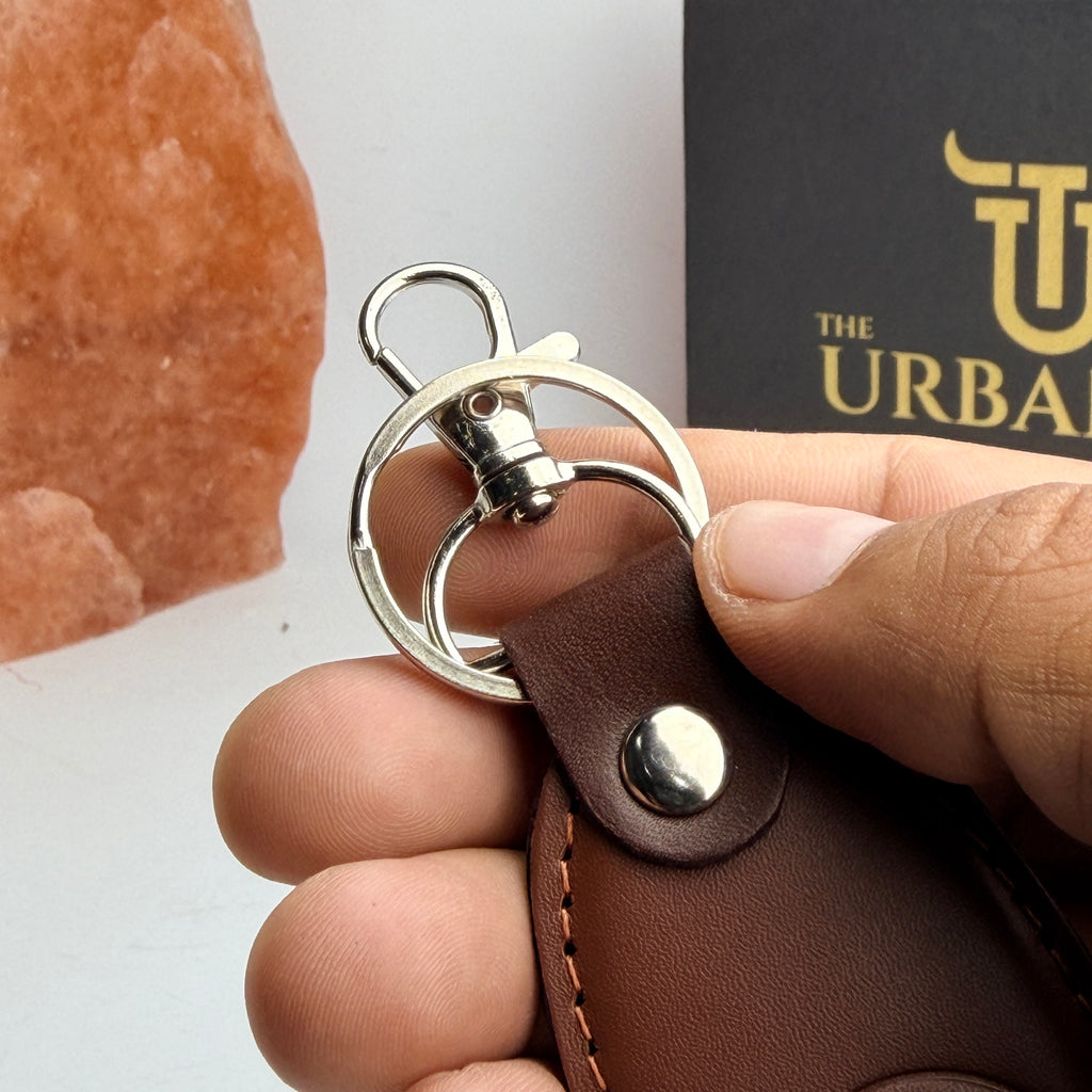 Heritage Leather Keychain