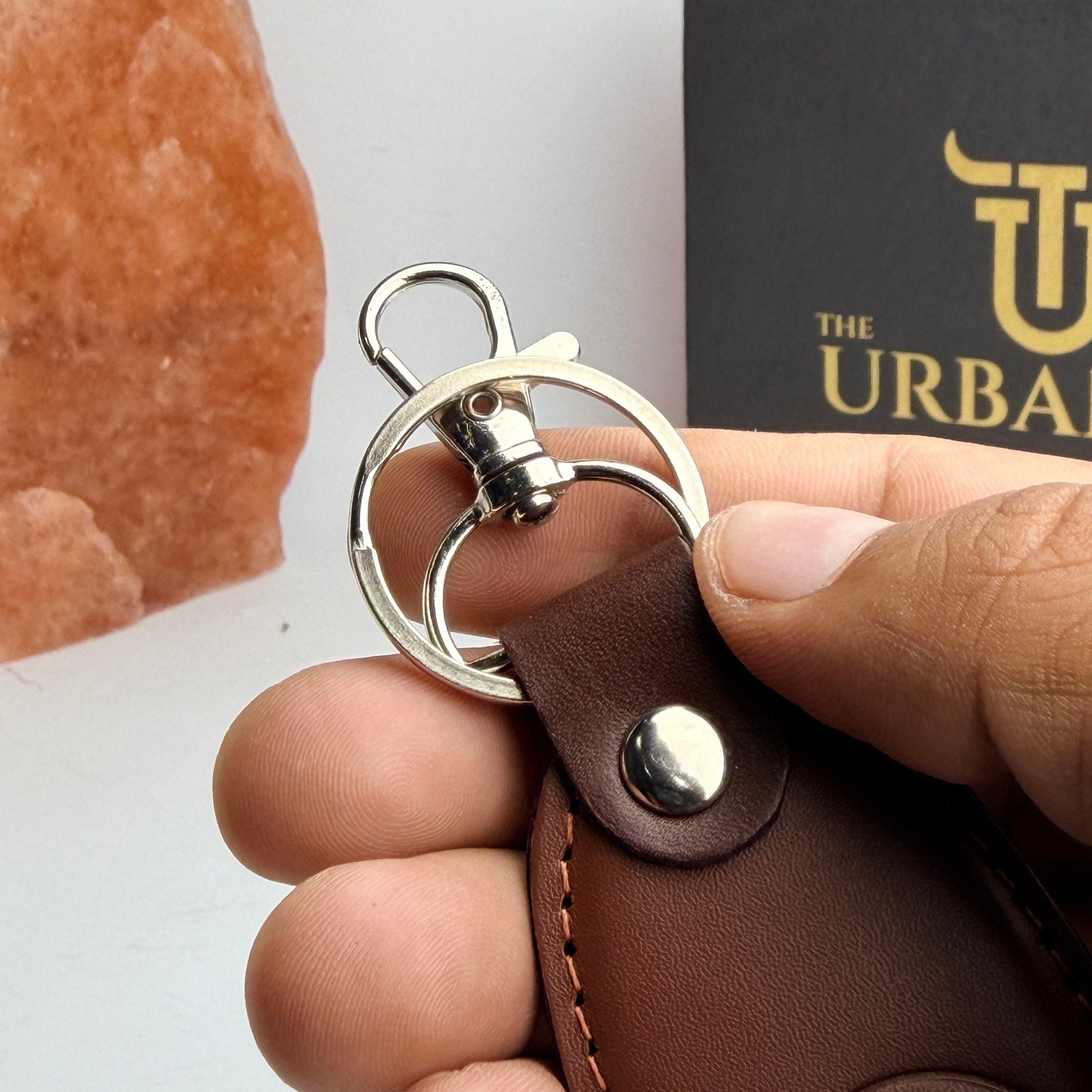 Heritage Leather Keychain