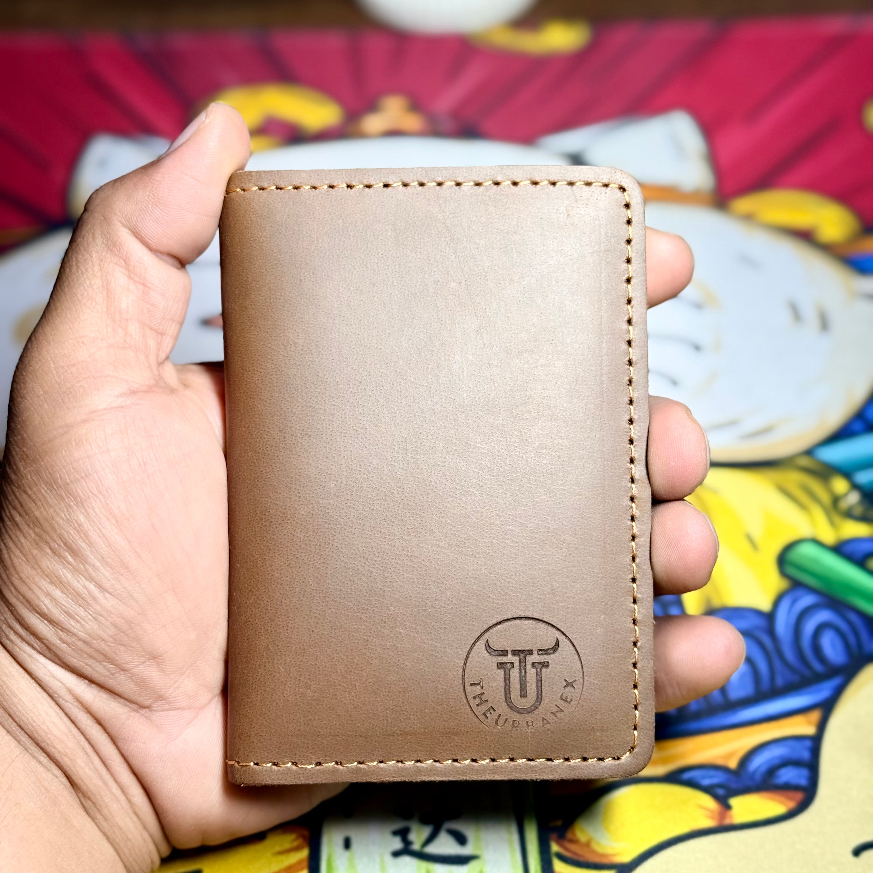 Urban Explorer Crazy Horse Leather Bifold Card Holder