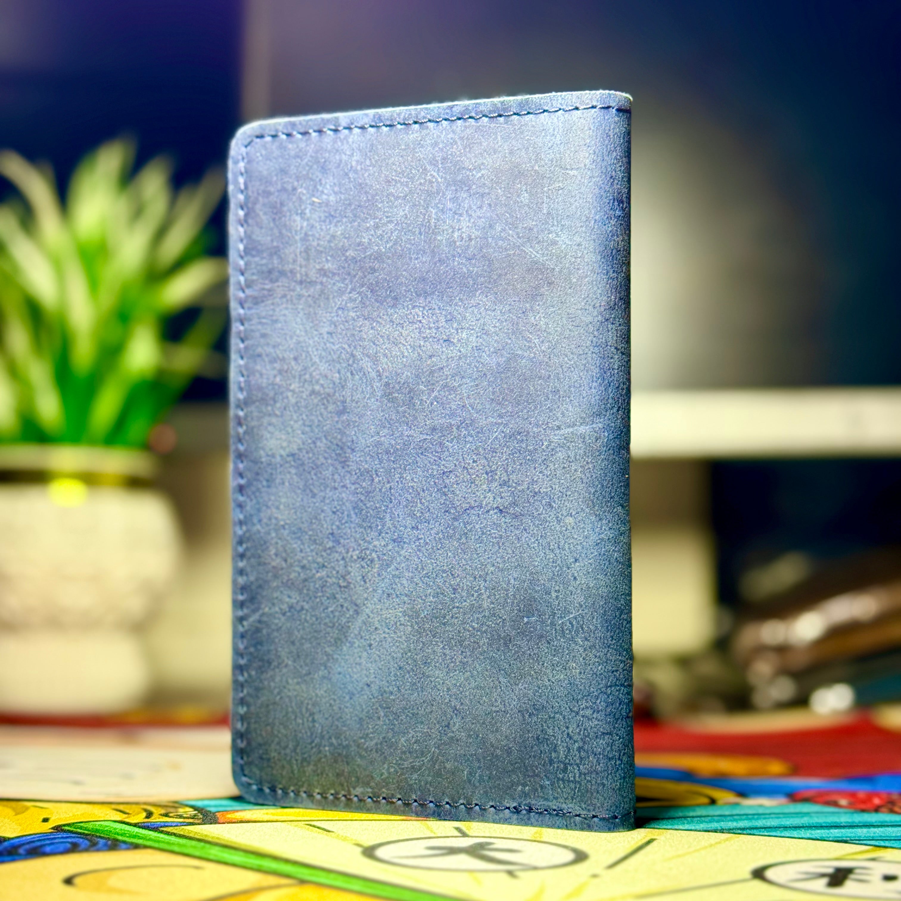 Royal Edge Cow Leather Slim Long Wallet