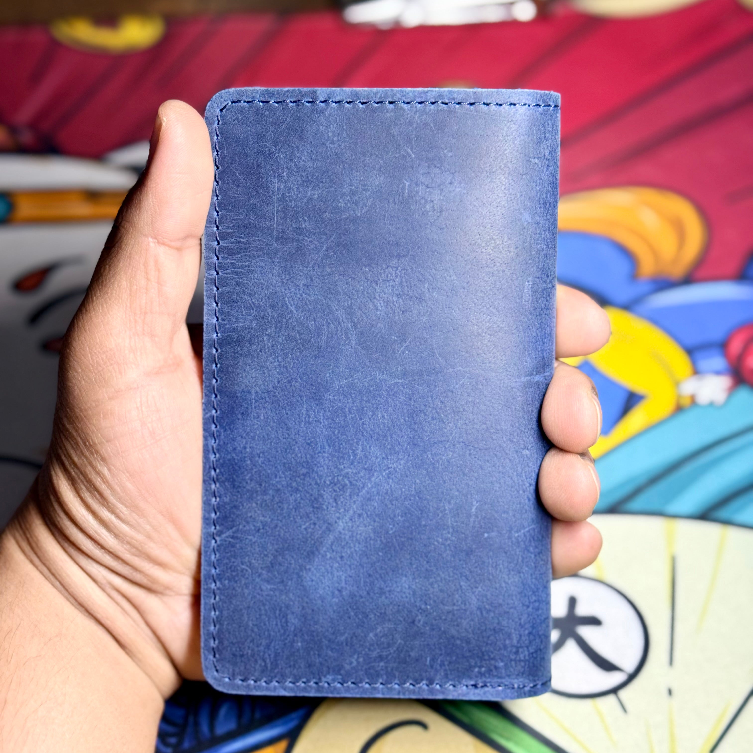 Royal Edge Cow Leather Slim Long Wallet