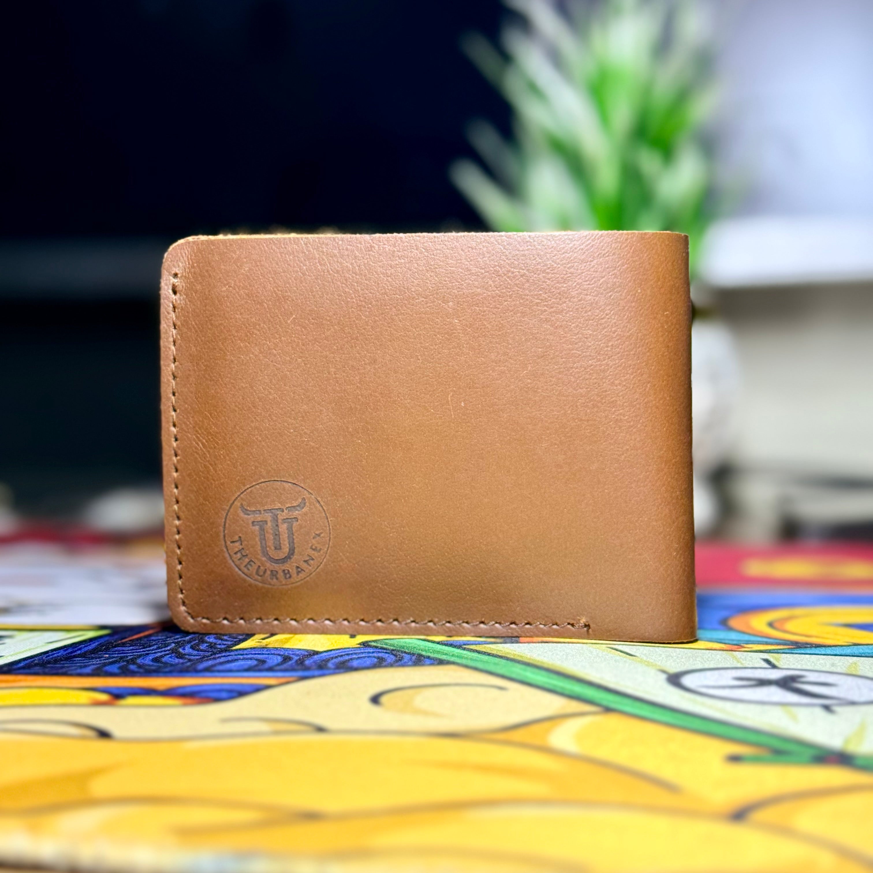 Urban Heritage Crazy Horse Leather Wallet with Coin Pocket