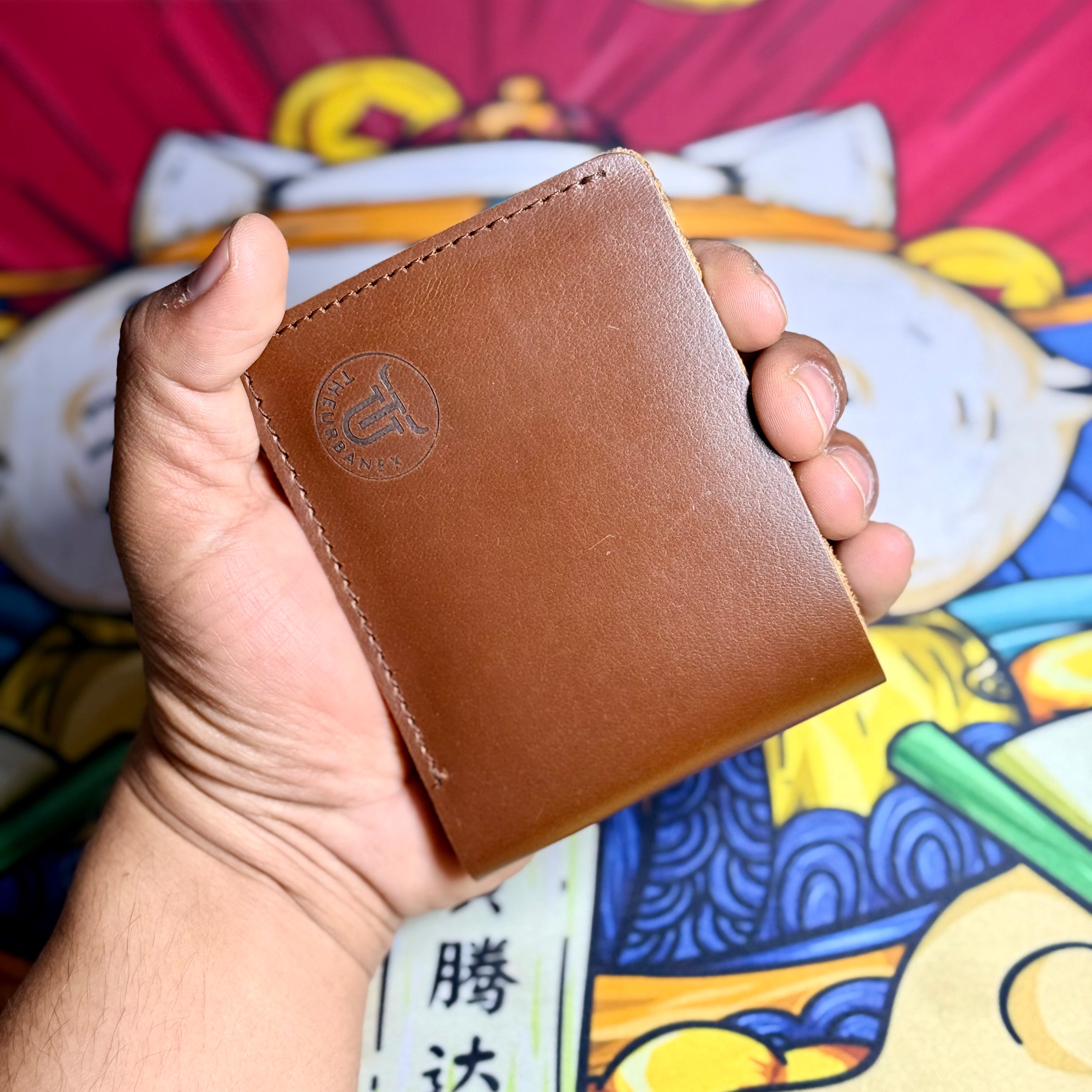 Urban Heritage Crazy Horse Leather Wallet with Coin Pocket