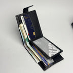 Urban Vault Cowhide Leather Button-Closure Wallet