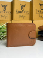 Urbanex Button Closure Leather Wallet