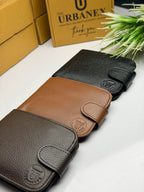 Urbanex Button Closure Leather Wallet