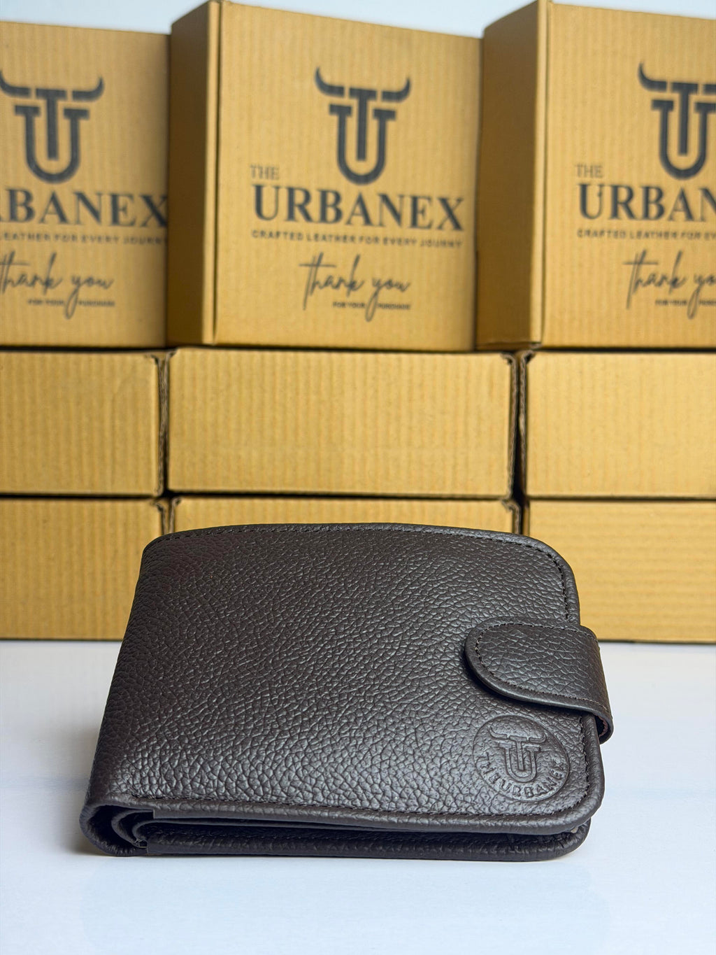 Urbanex Button Closure Leather Wallet