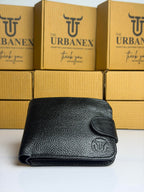 Urbanex Button Closure Leather Wallet
