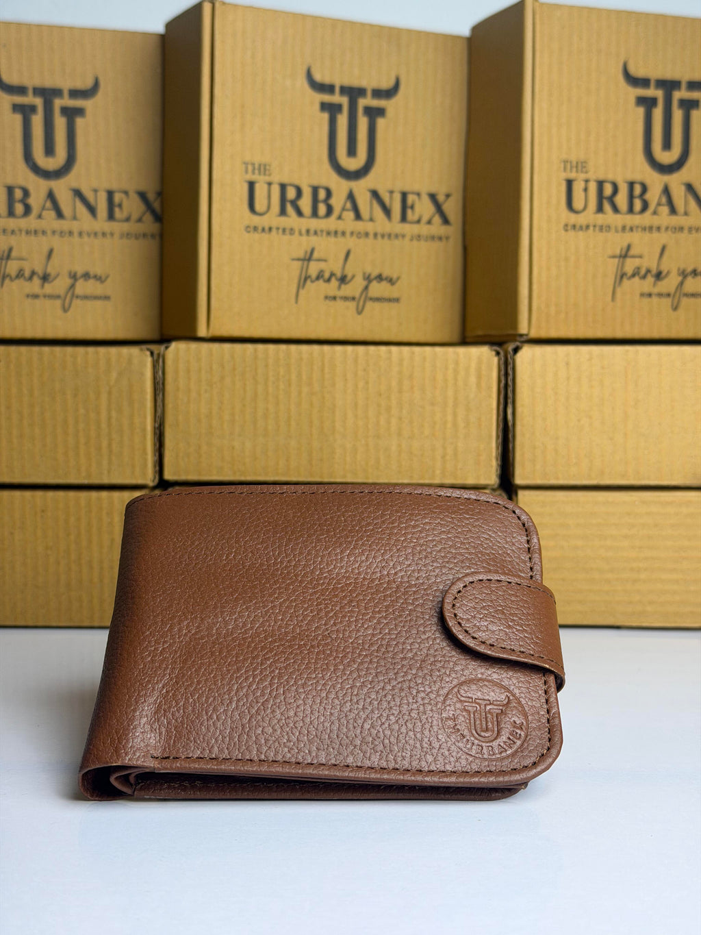 Urbanex Button Closure Leather Wallet