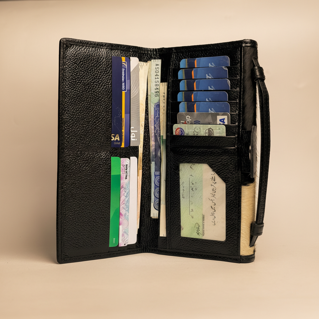 Urbanex Hair On Goat Skin Clutch for Women