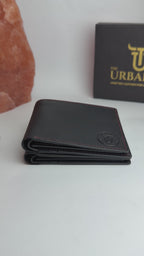 Red Edge Bifold Leather Wallet