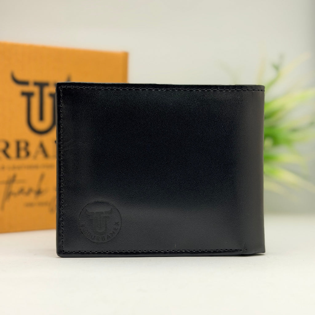 Slim Leather Credit Card Holder – Compact Bifold Wallet for Daily Use